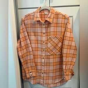 Aerie Anytime Fave Flannel Button-Down Shirt
